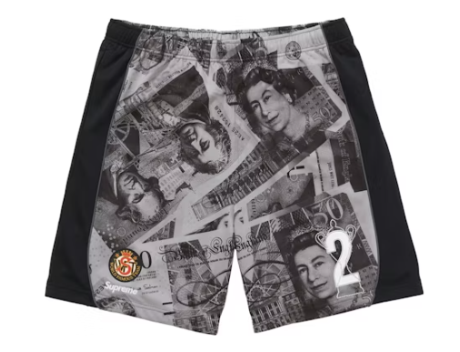Supreme Pounds Soccer Short Black