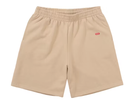 Supreme Small Box Sweatshort (SS25) Tan