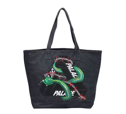 Palace Hesh Denim Tote Bag Rinse