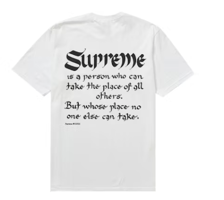 Supreme Person Tee White