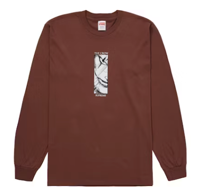 Supreme The Crow L/S Tee Brown