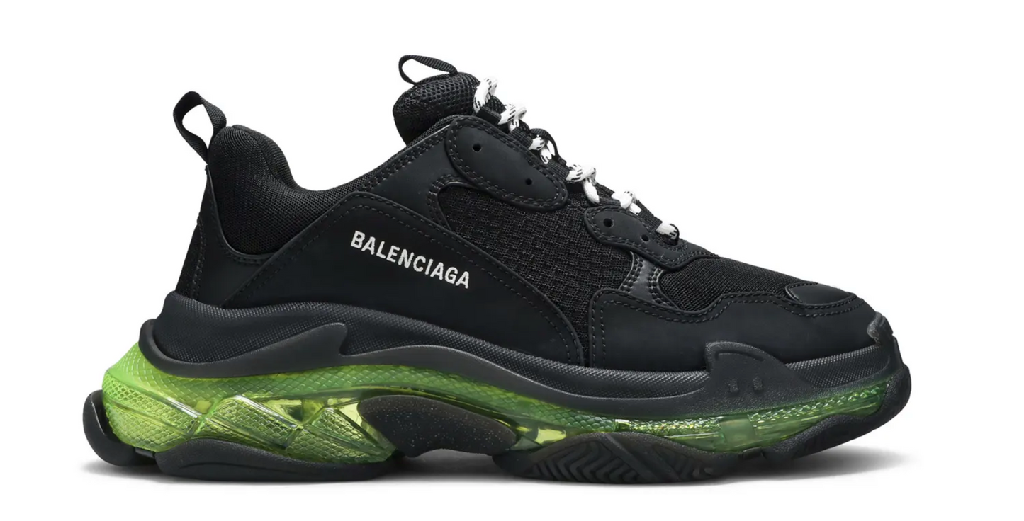 Balenciaga Triple S Black Yellow Fluo