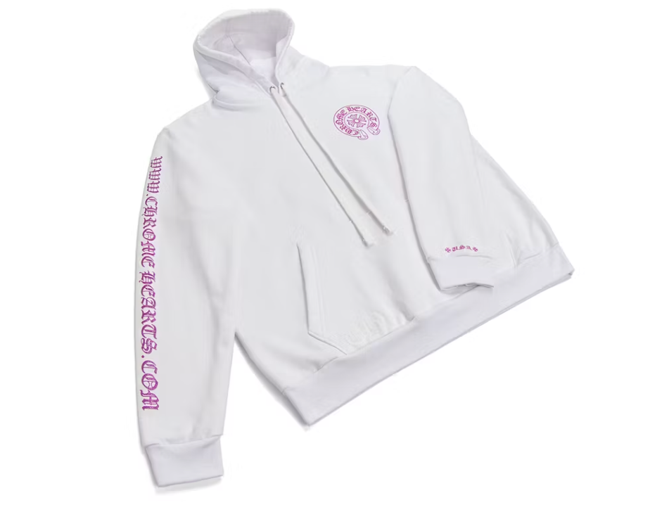 Chrome Hearts WWW.CHROMEHEARTS.COM Hoodie Purple Glitter