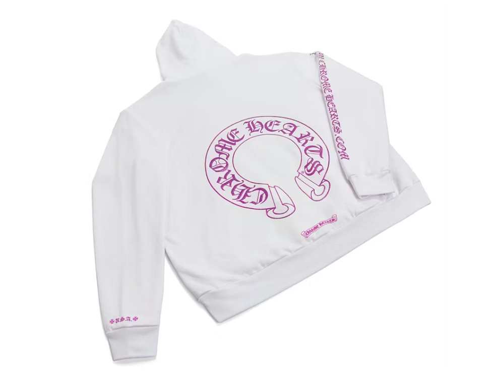 Chrome Hearts WWW.CHROMEHEARTS.COM Hoodie Purple Glitter