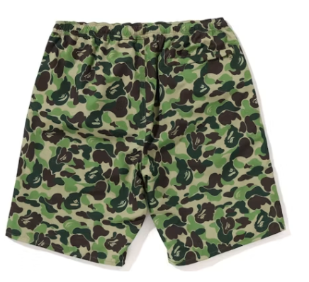 BAPE ABC Camo Beach Shorts Green
