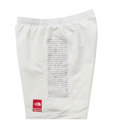 Supreme The North Face Nylon Short White