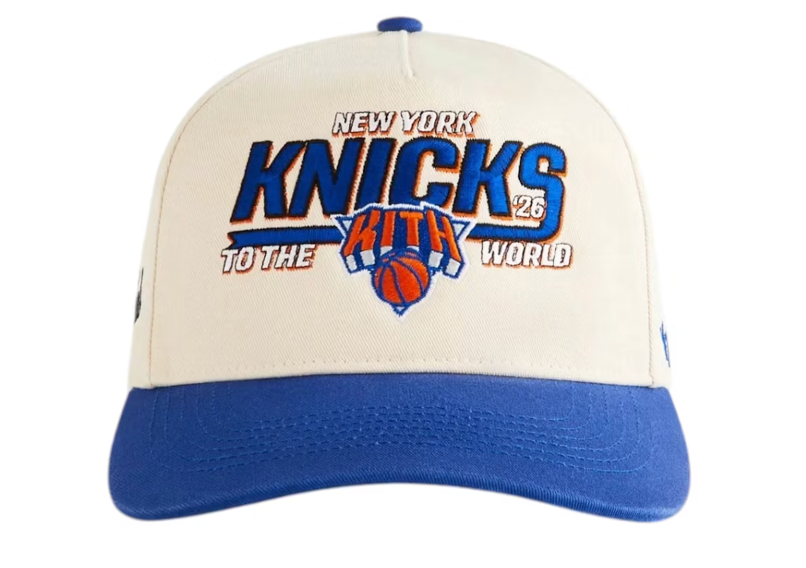 Kith x 47 Brand x New York Knicks 2026 Finals Hitch Snapback Sandrift
