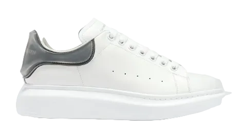 Alexander McQueen Oversized Sneaker Plastic Heel White Black