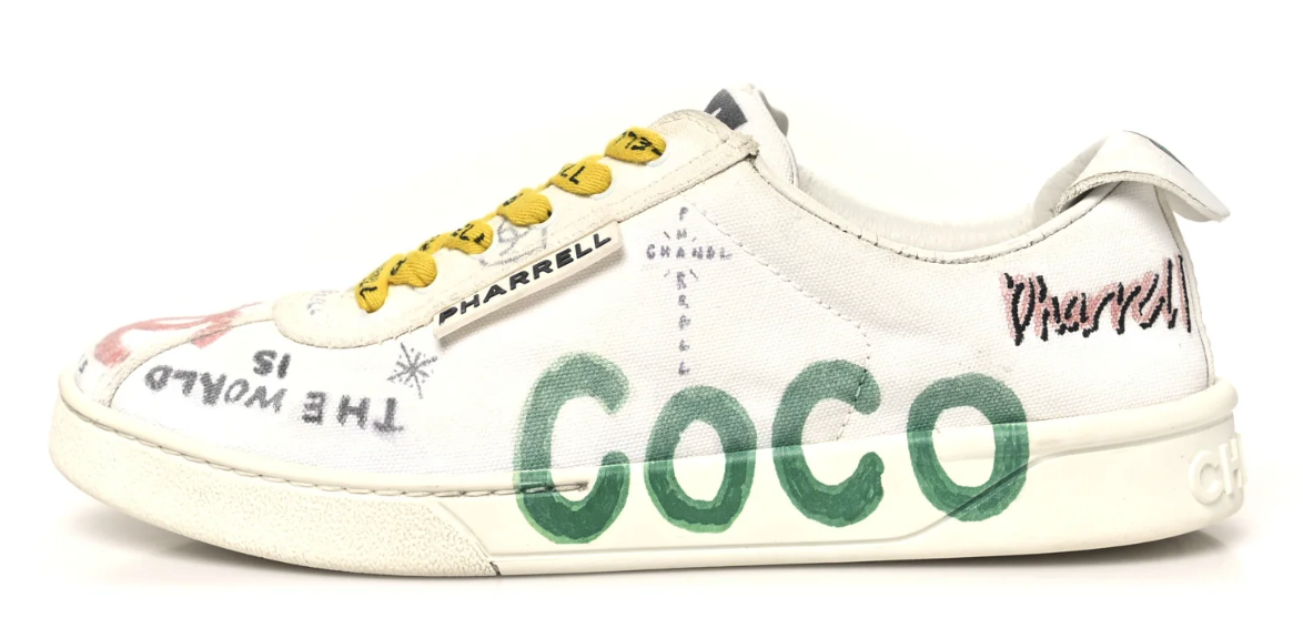 Chanel Sneakers Pharrell White Multi-Color
