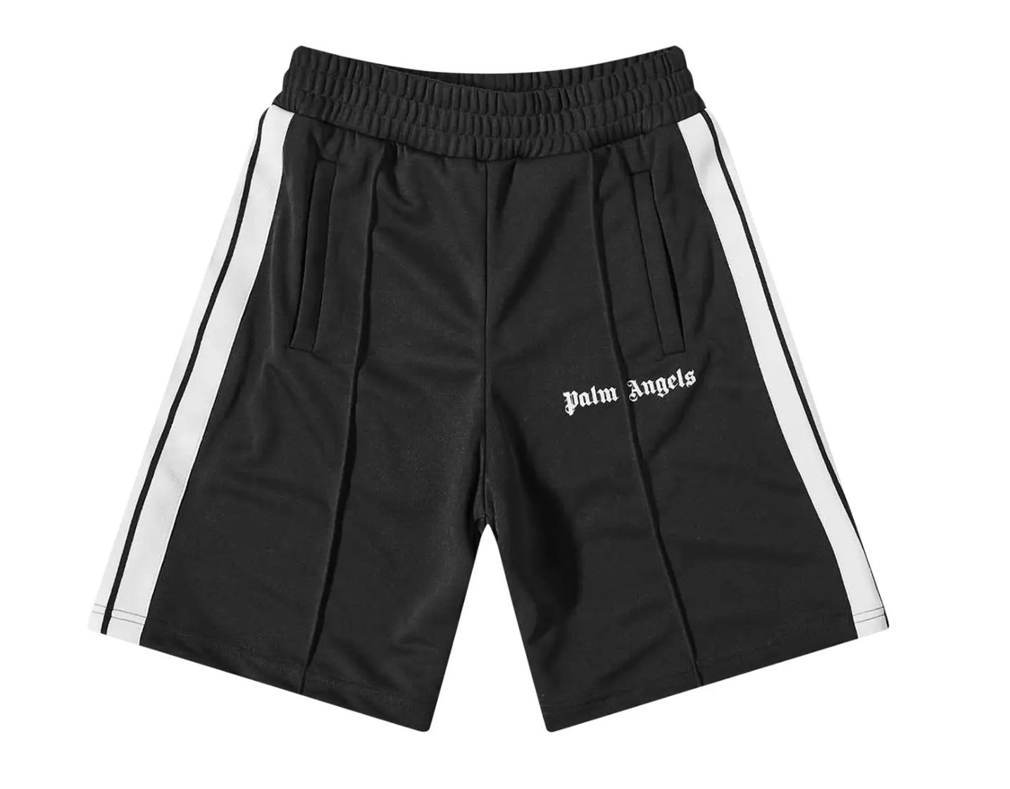 Palm Angels Logo Track Shorts Black/Off White