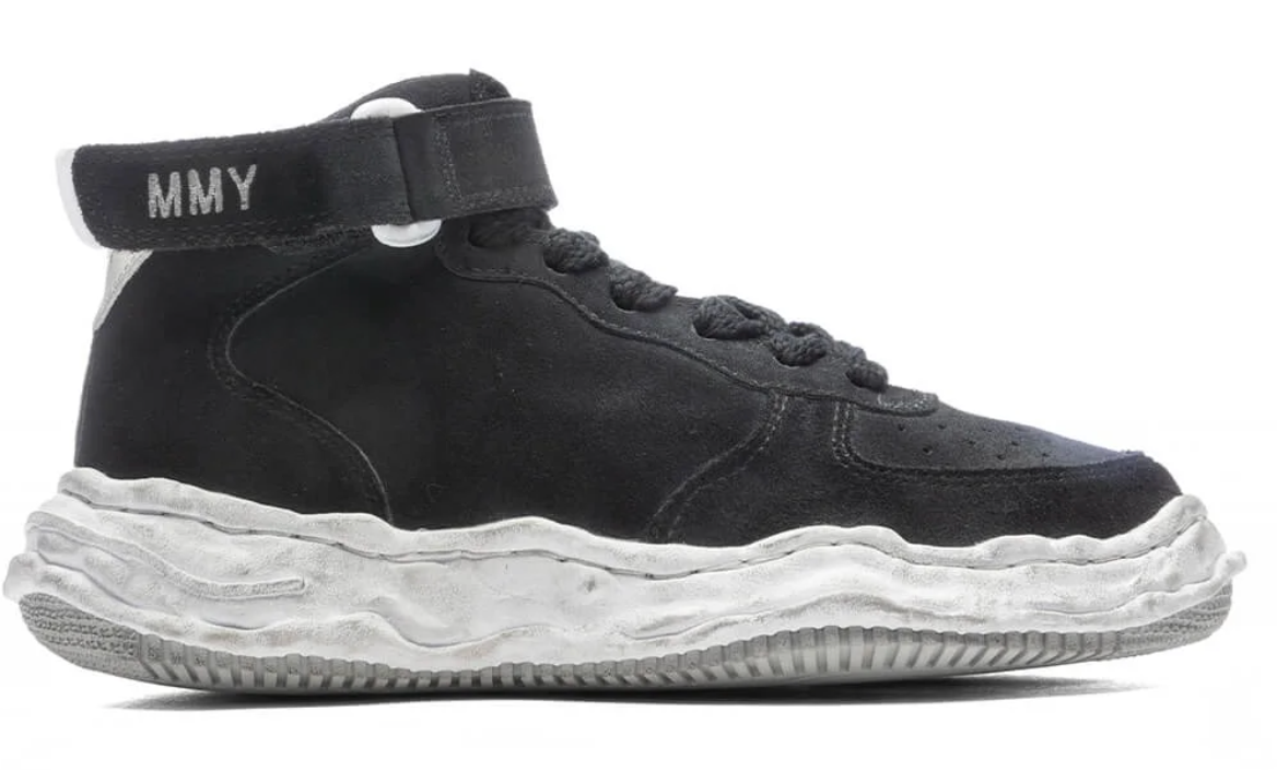 Maison Mihara Yasuhiro Wayne Brushed Suede High Black
