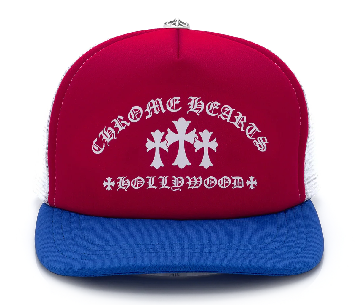 Chrome Hearts King Taco Trucker Hat Red White Blue