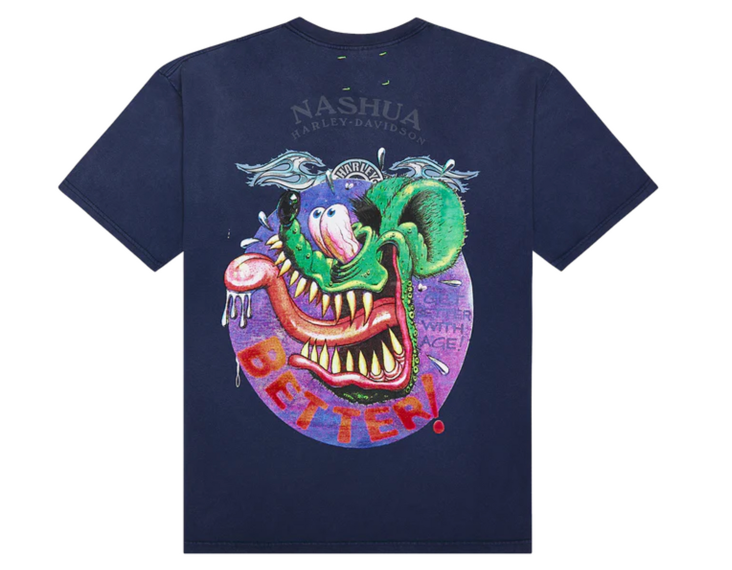 Better With Age The Kiss Tee Navy