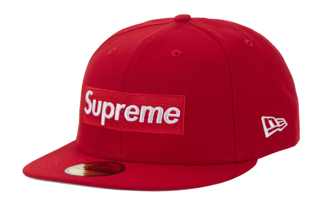 Supreme Ghostface Box Logo New Era 59Fifty Cap Red