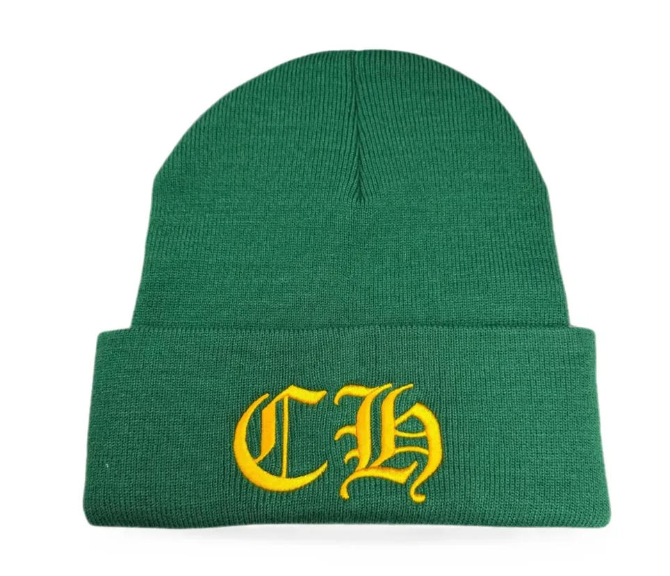 Chrome Hearts CH Watch Cap Beanie Green/Yellow