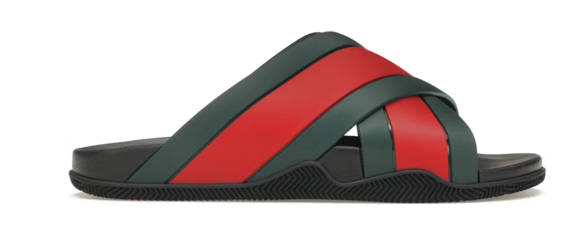 Gucci Web Slide Black Rubber