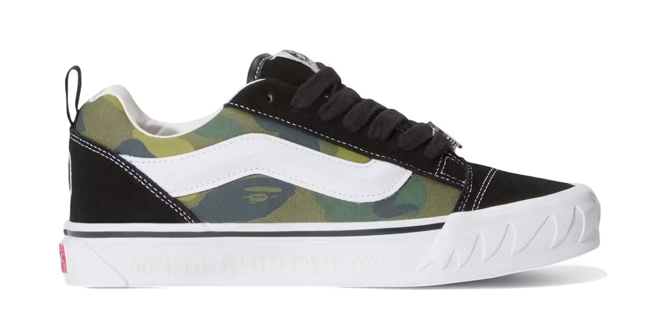 Vans Knu Skool Bape Camo Green