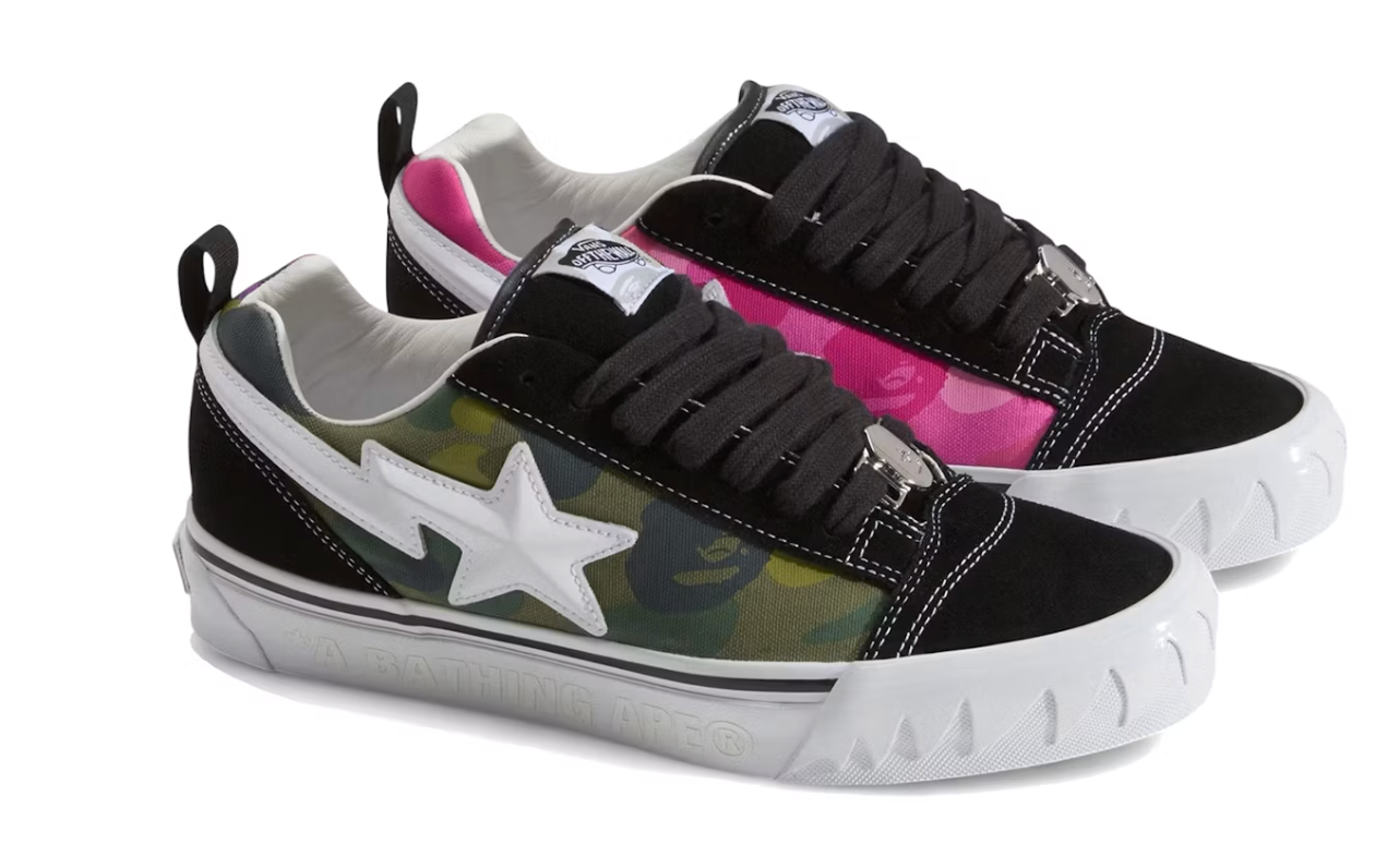 Vans Knu Skool Bape Camo Green