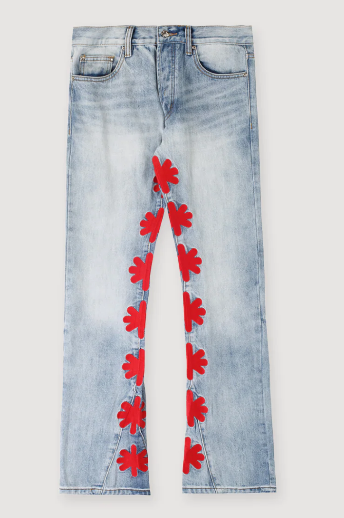 Lost SHDWS Denim Pant Blue Red