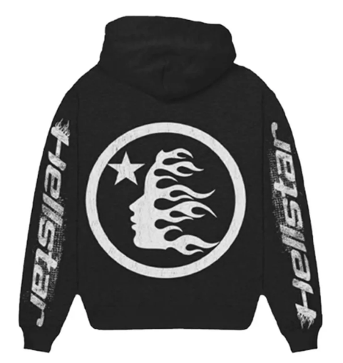 Hellstar Speed Hoodie Black/White (Overseas Exclusive 2023)
