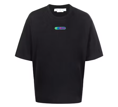 OFF-WHITE Weed Arrows Oversized T-Shirt Black/Green
