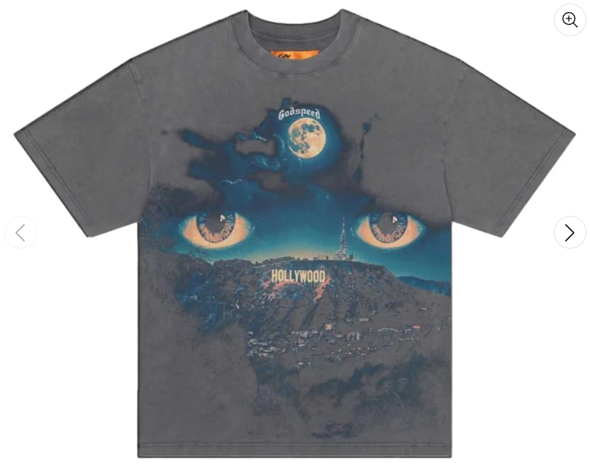 Godspeed The Hills Have Eyes Wash Grey T-shirt
