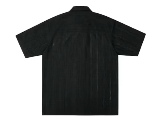 Palace Script Texture Shirt Black
