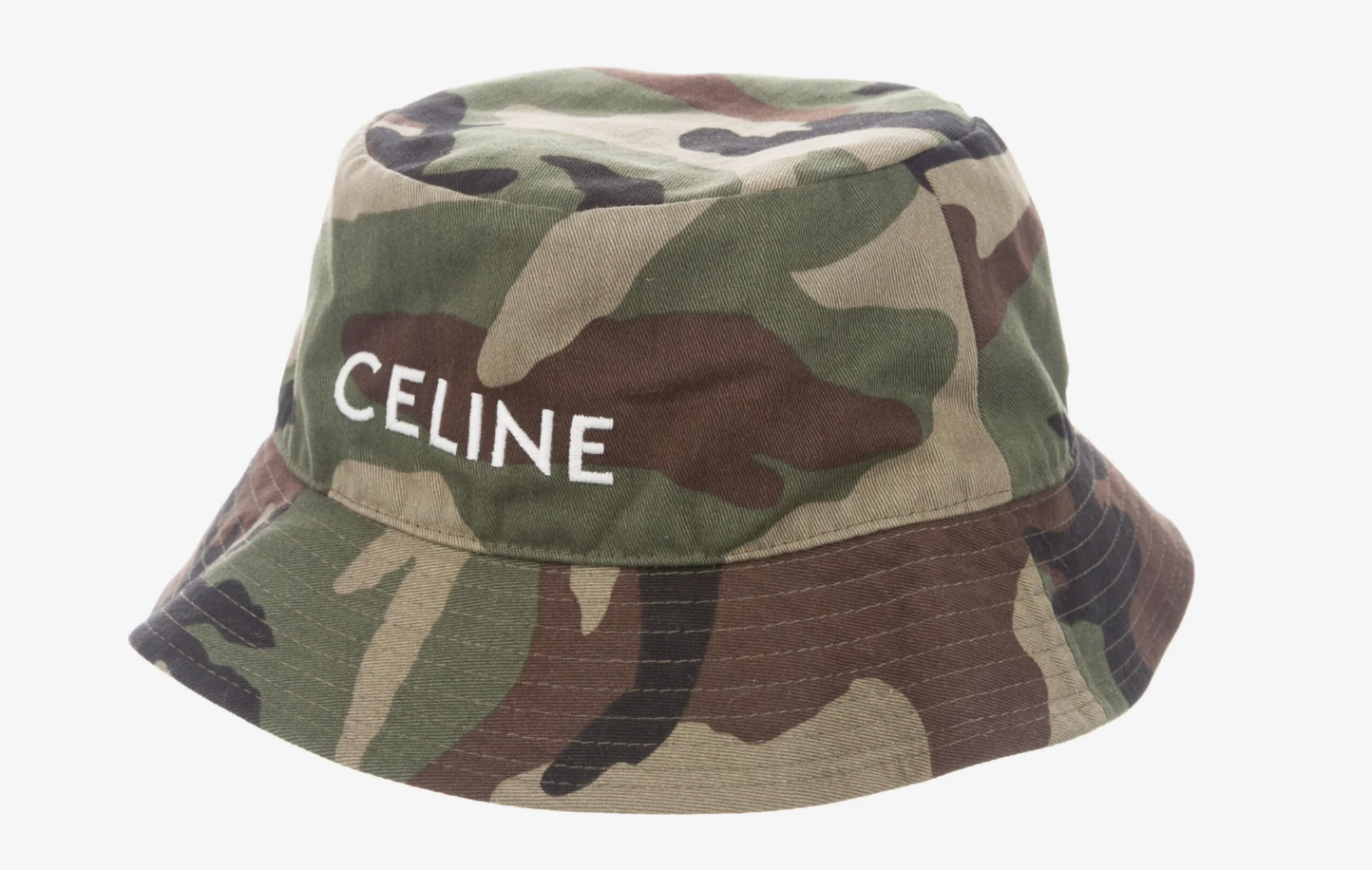 Celine Camouflage Bucket Hat