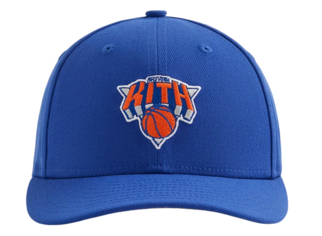 Kith x New Era The New York Knicks Logo Low Profile 59Fifty Fitted Royal