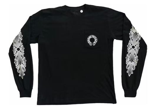 Chrome Hearts Horse Shoe L/S T-shirt Black