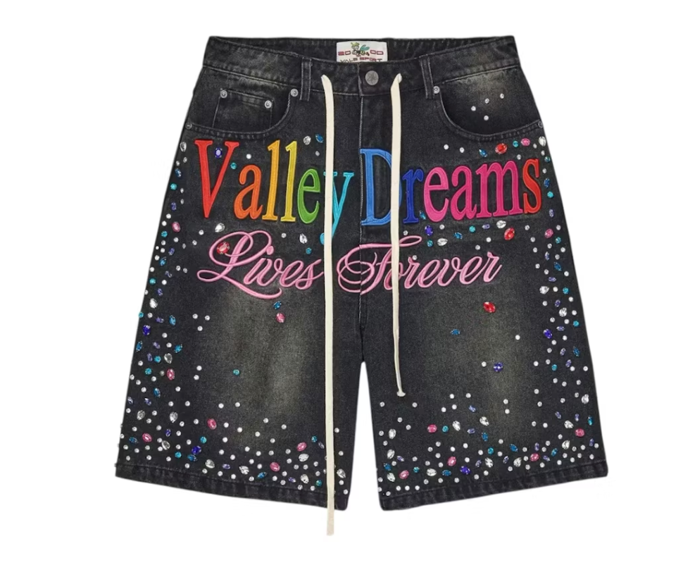 Vale Forever Ice Cream Jorts Black