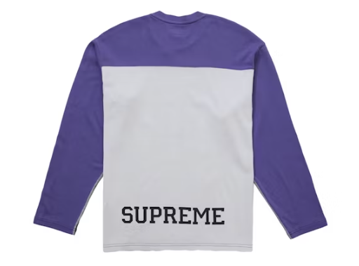 Supreme Split L/S Football Top Black