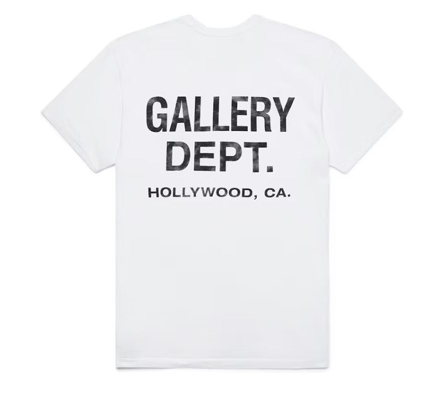 Gallery Dept. Souvenir T-Shirt White Black