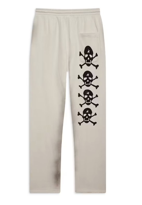 Hellstar If You Dont Like Us Beat Us Sweatpants White