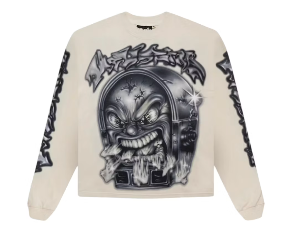 Hellstar Mark Longsleeve White