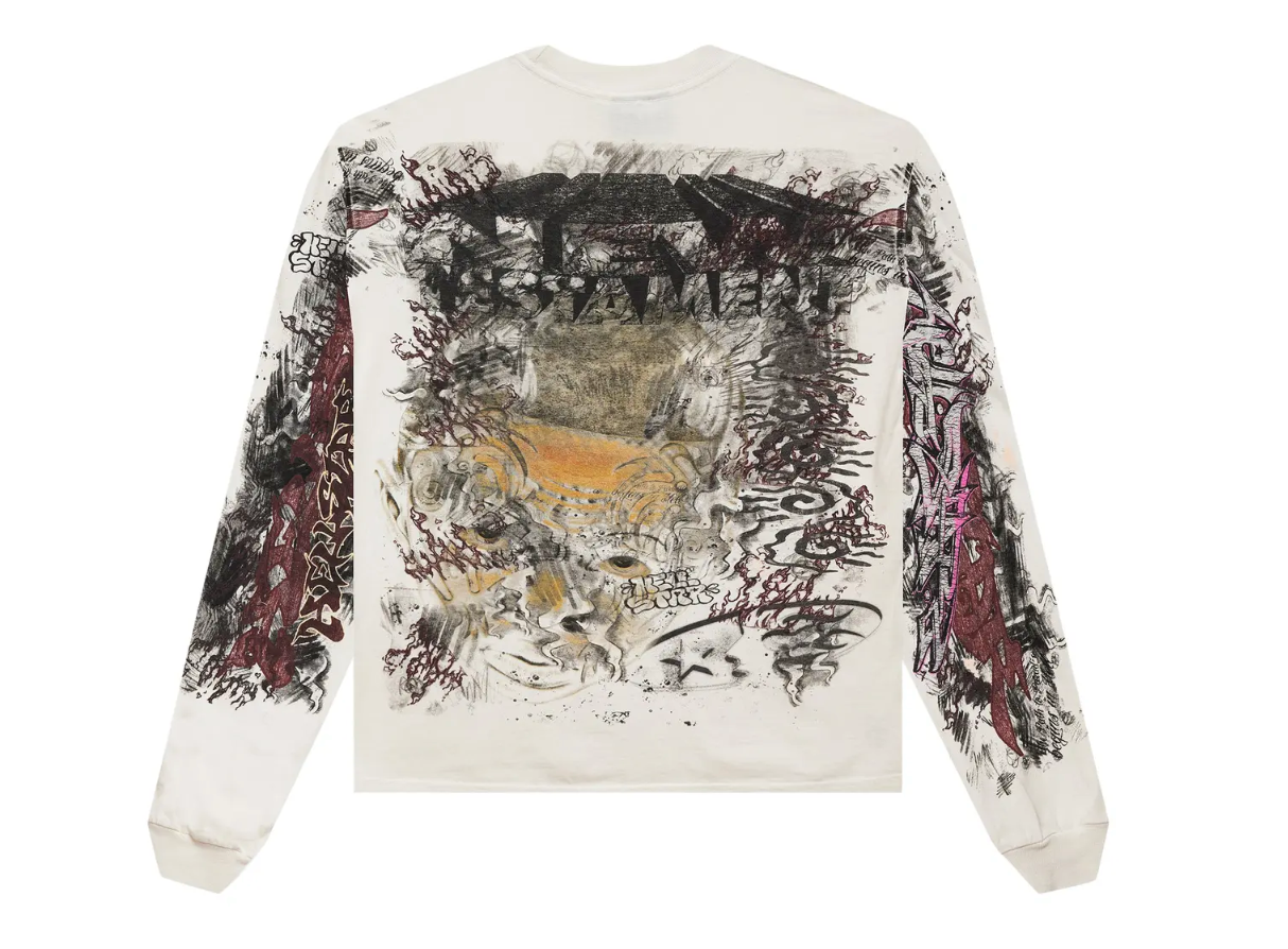 Hellstar Graffiti Long-Sleeve White