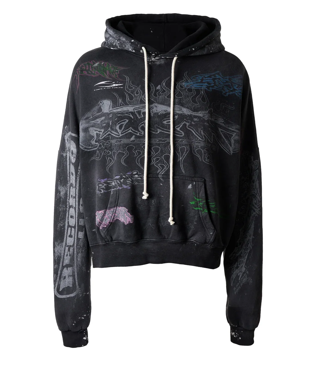 Hellstar Graffiti Hoodie Black