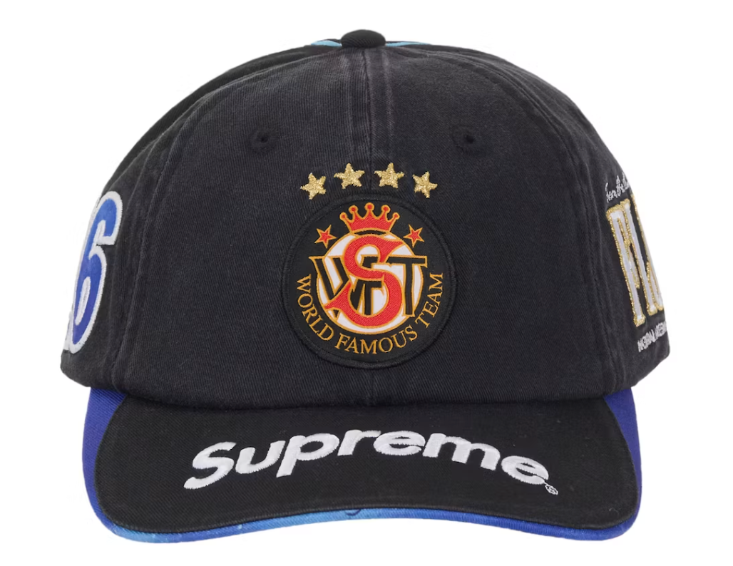 Supreme Fiji 6-Panel Black