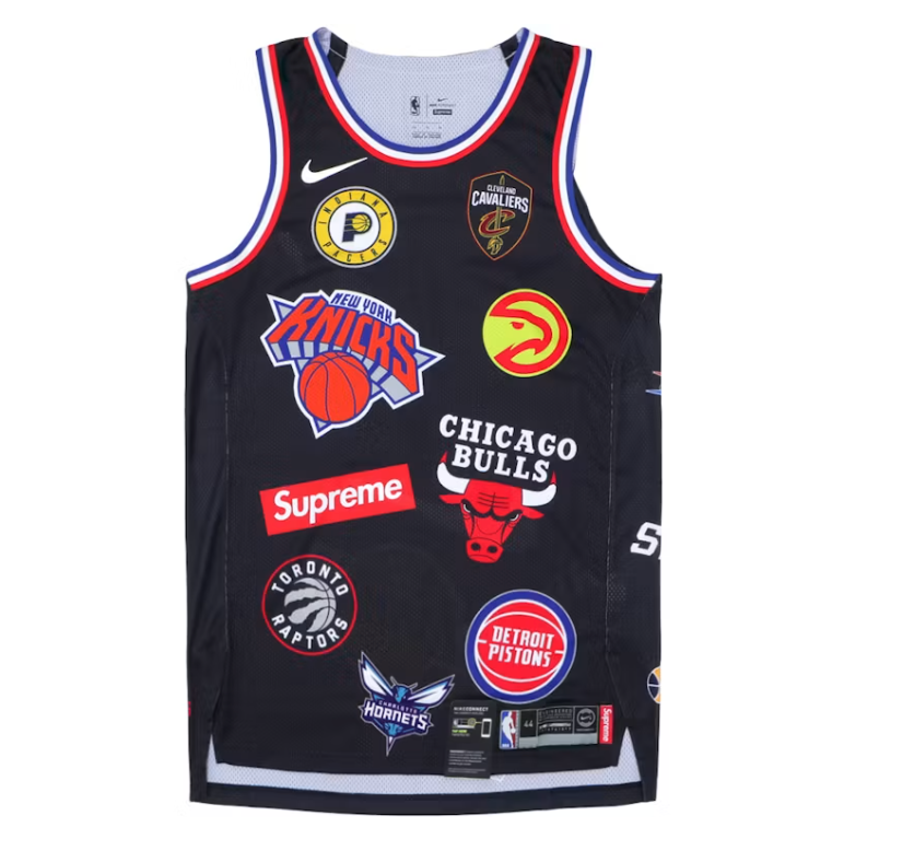 Supreme Nike/NBA Teams Authentic Jersey Black