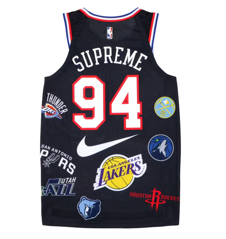 Supreme Nike/NBA Teams Authentic Jersey Black