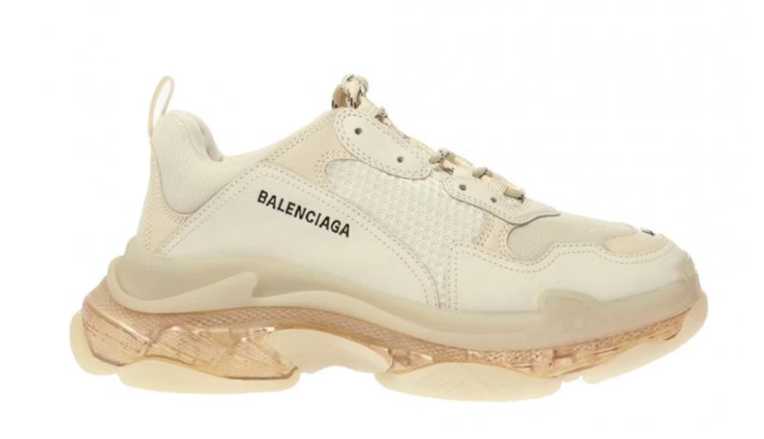 Balenciaga Triple S Clear Sole Beige