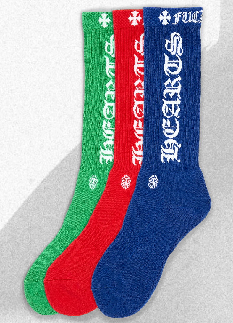 Chrome Hearts CH Logo Socks Multicolor
