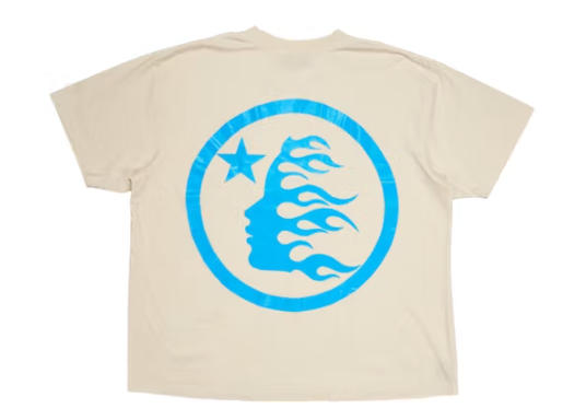 Hellstar Classic T-shirt (Gel Print) White/Blue