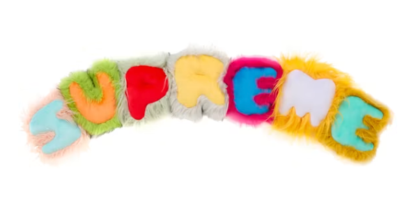 Supreme Faux Fur Pillow Multicolor