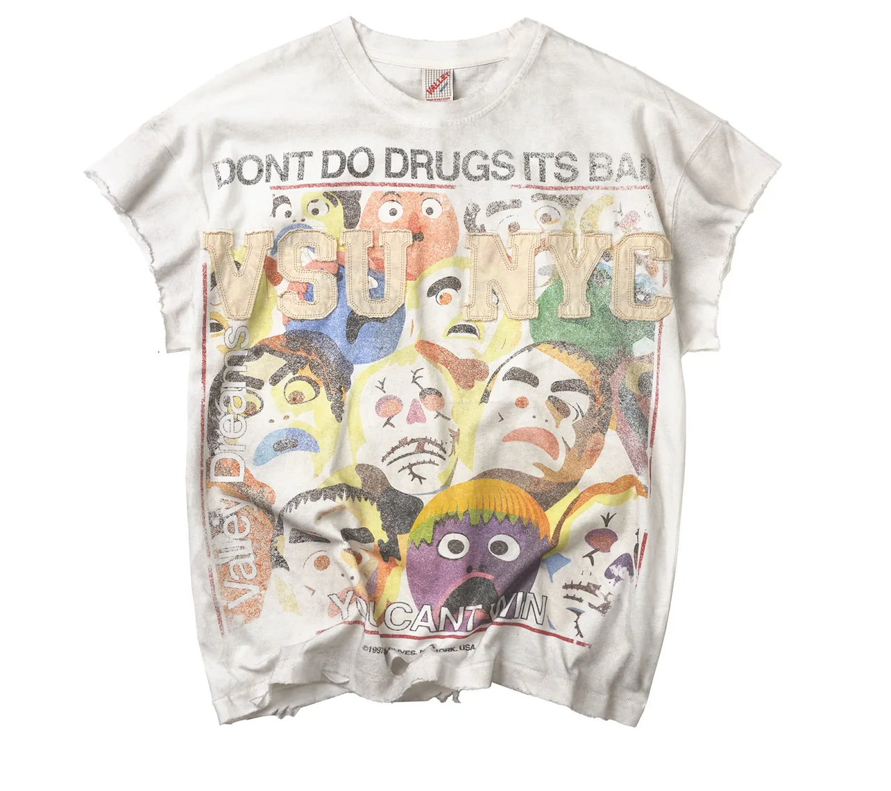 Vale Forever No Drugs Tank White