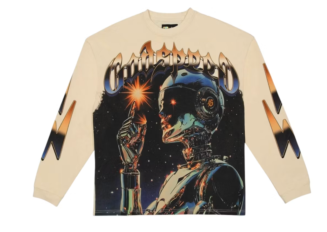 Godspeed Sputnik L/S T-shirt Bone