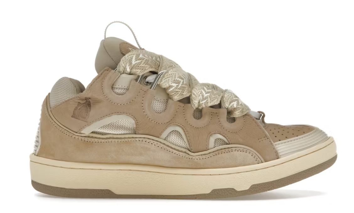 Lanvin Curb Sneaker Ecru