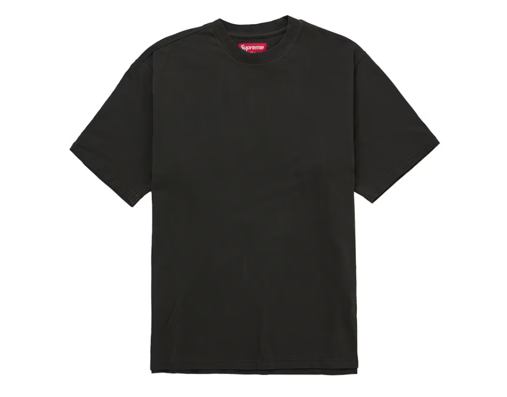 Supreme Rhinestone Script S/S Top Black