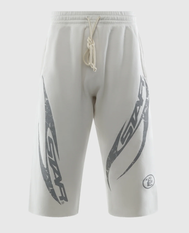 Hellstar Wing 3/4 Shorts White