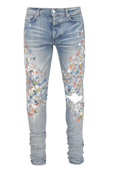 AMIRI Skinny Painter Jeans Indigo Blue